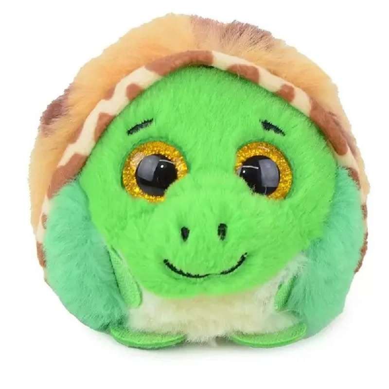 Pelúcia TY Puff Redonda Bichinho Fofo Apertar Olhos Glitter Beanie Balls